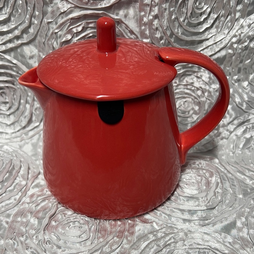 Forlife Orange Ceramic Teapot